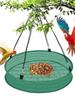Bird Seed Catcher Tray Universal Mesh Bird Feeder Tray with Hook Hanging Bird Feeder for Outdoor Garden Lawn Patio