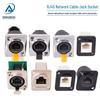 Специализированное гнездо RJ45 для монтажа на панель, гигабитный сетевой адаптер