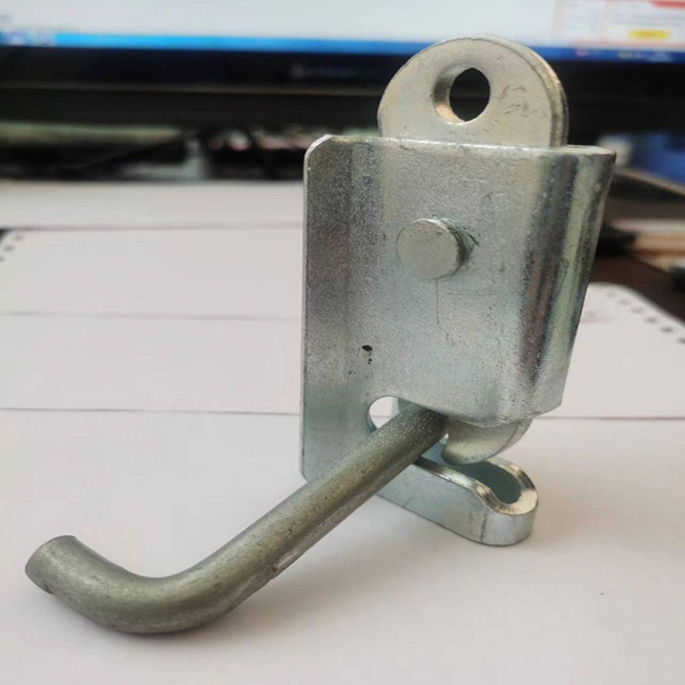 Automatic Pig Door Buckle Bumper Lock Galvanized Pig Door Professional Grade Cage Door Lock Pigsty