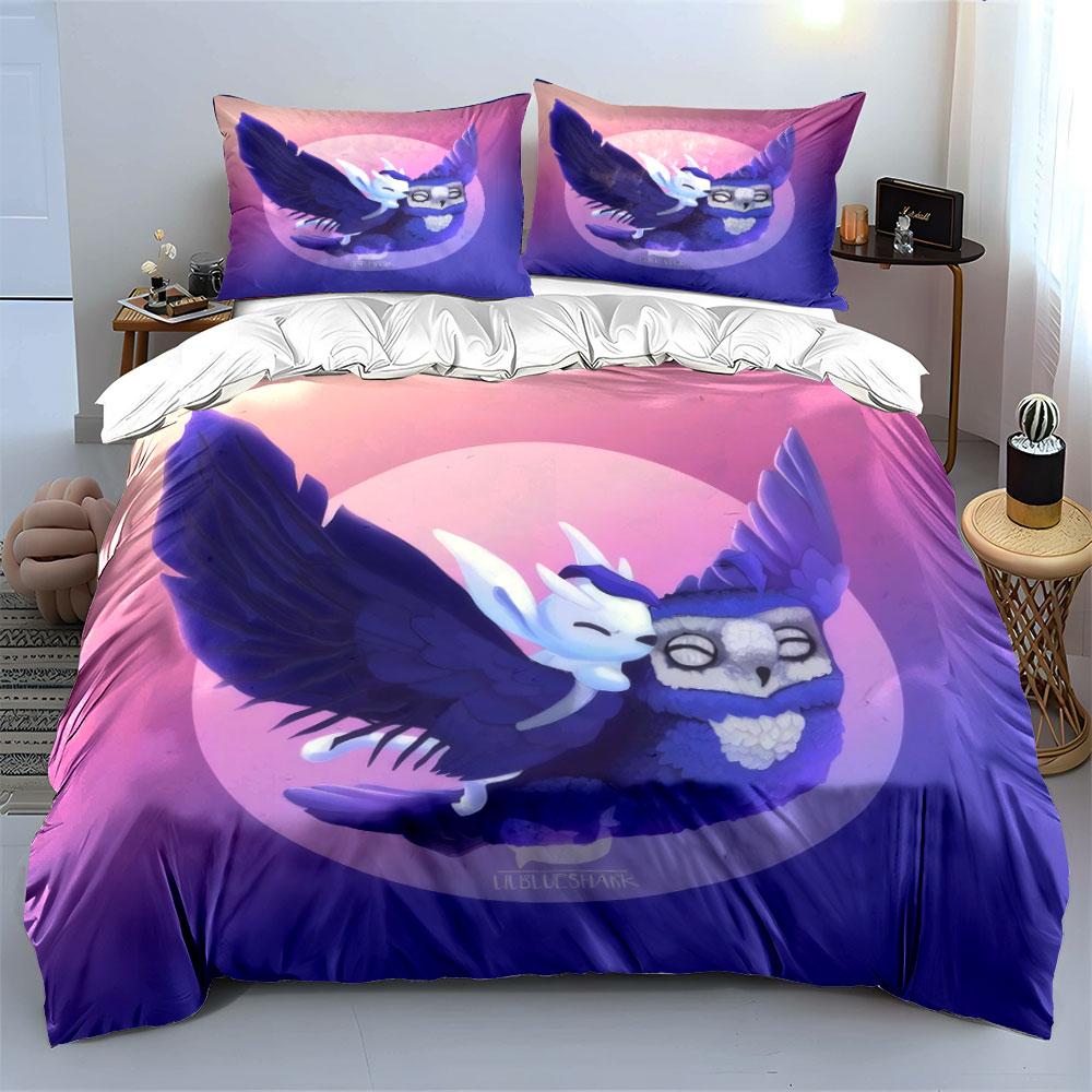 Fantasy-Themed Decorative Set Bedding Set with 1 Duvet Cover 2 Pillowcases Single Double King Queen, Gift