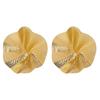 European and American jewelry pleated lotus leaf earrings, personalized exaggerated metal design, senior dinner party wearing Internet celebrity 