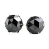 Jewelry PT900 Rose Cut Black Diamond Earrings 6 Prong Type [Diamond World] Women's 2.0ct