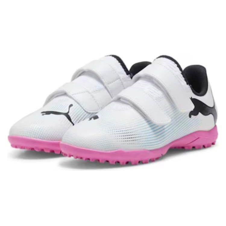 Puma Будущее Комфортное Универсальное Ag (Резиновые шипы) Футбольные Бутсы Унисекс Футбольные Бутсы Бело-Розовые 107740-01