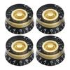 4pcs Acrylic Volumes Tone Control Knobs Electric Guitar Knobs Speed Control Knobs Instrument Accessory Easy To Use