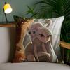 The S-Secret of Kells Pillow Case Home Dorm Chair Back Short Plush Double-sided Printing Office Nap Time Cushion Cover