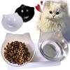 Миска для корма для кошек с высоким дном, наклонная, с защитой для шеи, моющаяся, для щенков, домашних животных, маленьких собак, для питья, кормления, сфинксов, персидских кошек, принадлежности