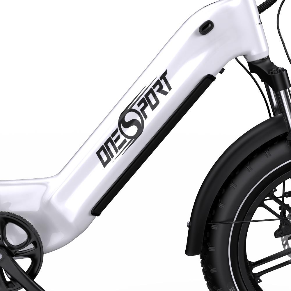ONESPORT OT08 Adults E-Bike - 500W Responsive Motor 48V18Ah Removable Battery 120KG Weight Capacity Perfect for Daily Errands