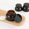 Amber Glass Cream Bottle - Eye & Face Cream, Sunscreen, Light-Proof Cosmetic Sample Container