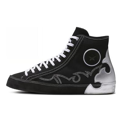 Chuck Taylor All Star Sasha Волновой узор Повседневные высокие парусиновые кеды Женские кроссовки Синий Белый 565002C