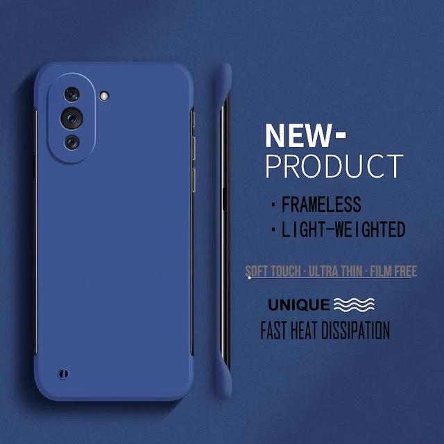 Безрамочный Матовый Жесткий PC Чехол для Телефона Для Huawei Nova 12 11 10 9 SE 8 Pro Защитный Бампер Сплошная Оболочка Чехлы