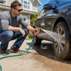 ABS, TPR Garden Hose Sprayer Leakproof Garden Spray Nozzle Durable Watering Nozzle  Washing Cars