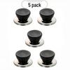 Universal Anti-Scald Pot Lid Handle for Wok or Steamer - Glass Top Cap & Bead Accessory