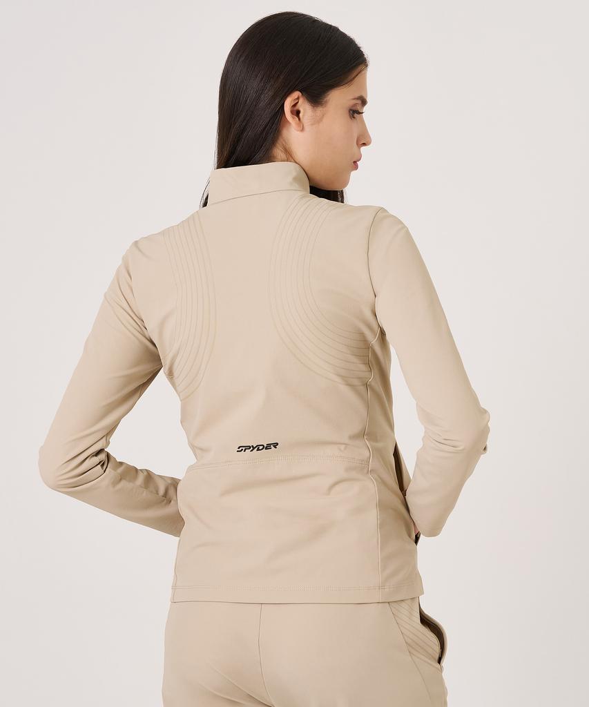 SPYDER Women'S Dual Stretch Zip-Up Spkfcnft251Wbeg