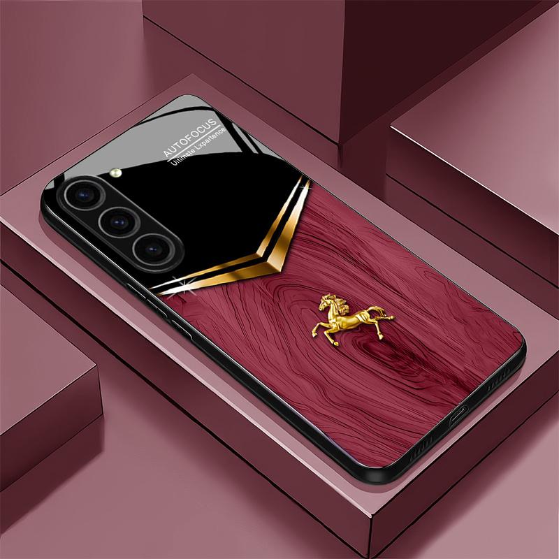 Модные чехлы для телефонов Горячая Распродажа чехол s26 ultra Стеклянный чехол для телефона для Samsung Galaxy S26 S25 S24 S23 S22 FE Ultra Plus Для мужчин девушек