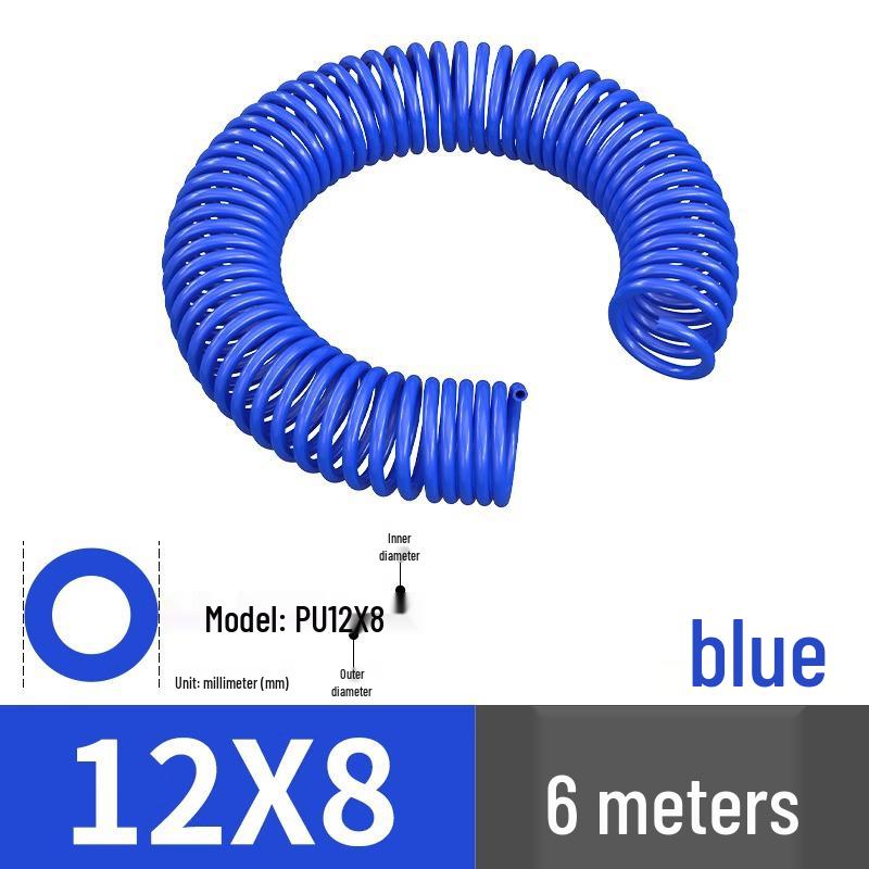 High-Pressure Retractable Air Hose with Quick Couplings