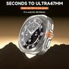 Замена на Ultra Case для Samsung Galaxy Watch 7 6 40 мм 44 мм Обновление до Galaxy Watch Ultra 47 мм Закаленное стекло для защиты экрана