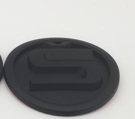 ADZ1 1pcs for SKODA S 90mm 80mm Car Front Grille Head Hood Emblem Rear Tail Bumper Trunk Sticker Badge Styling Accessories