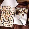 24 sheets per pack, fairy tale series retro fairy tale puzzle stickers handmade account decoration landscape stickers