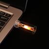 1 Набор Имитация Пламени USB Мерцающий Светодиодный Свеча Ночник из Матового Прозрачного Стекла с Пультом Дистанционного Управления для Автомобиля Домашнего Декора