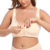 Корректор осанки с застежкой спереди, бюстгальтер с подтяжкой, женский бюстгальтер больших размеров с эффектом пуш-ап, нижнее белье с перекрестными бретелями на спине, сексуальное кружевное белье
