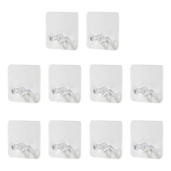 10/20 шт. настенные крючки для хранения, держатели для шнура, прозрачные, легко устанавливаемые, самоклеящиеся крючки для укладки кабеля