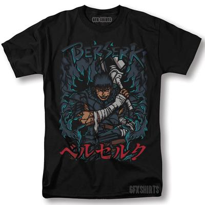 Футболка Berserk Полоса Гатс Доспехи Берсерка Хоррор Аниме Манга Футболка