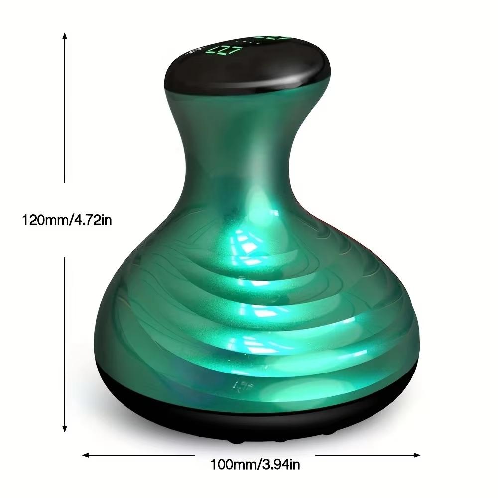 Скребковый массаж тела Умный электрический вакуумный баночный нагревательный прибор с присоской Устройство для массажа спины, шеи, рук Антицеллюлитный жир Инфракрасный