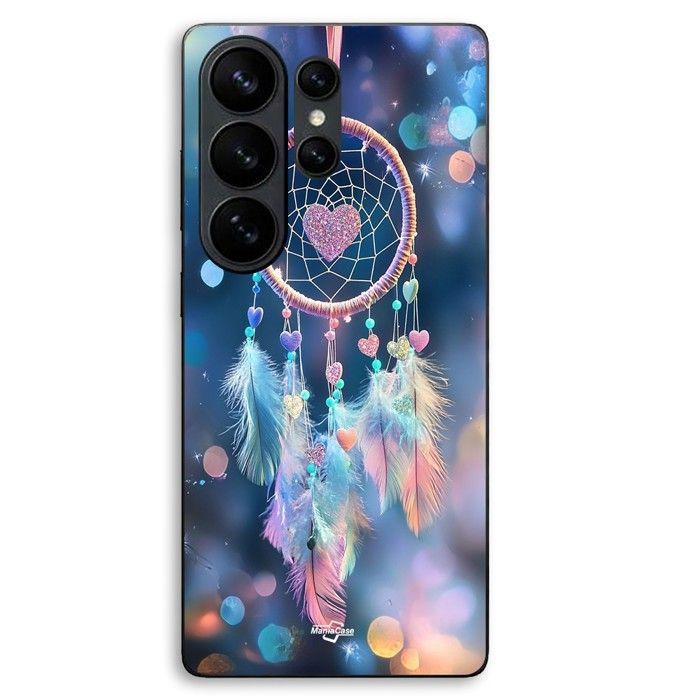 Coque Pour Samsung Galaxy S26 Ultra Attrape rêve coloré rose et bleu Maniacase