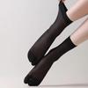 Breathable Mid Tube Socks Sexy Compression Socks Fashion Tabi Silk Socks  Women