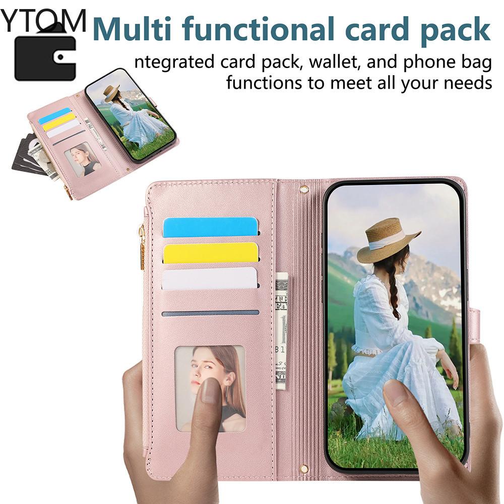 Новый чехол-кошелек на молнии для Samsung Galaxy Z Fold3 5G Z FOLD 4 Z FOLD 5 Z FOLD 6, ретро-чехол из искусственной кожи с защитой от ударов и отделениями для карт