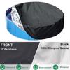 Pool Cover Foldable Drawstring Design Round Waterproof Dustproof Oxford Fabric Washable Protection Pet Pool Supplies