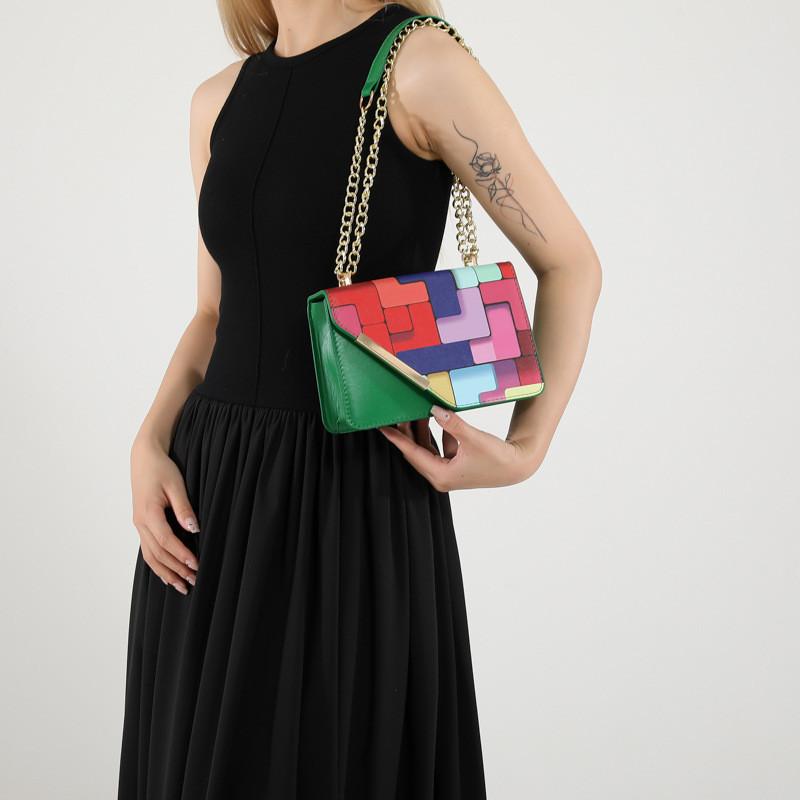 Chic Pu Leather Small Square Bag For Women Stylish And Beautiful Summer Accessory