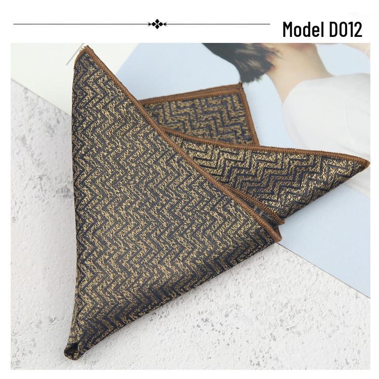 Ретро Корейский Стиль Многоцветный Костюмный Платок - Аксессуары Джентльмена