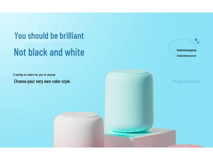 Hichirumakaron Водонепроницаемая Bluetooth Мини-колонка - Высококачественный сабвуфер для автомобиля и использования на открытом воздухе