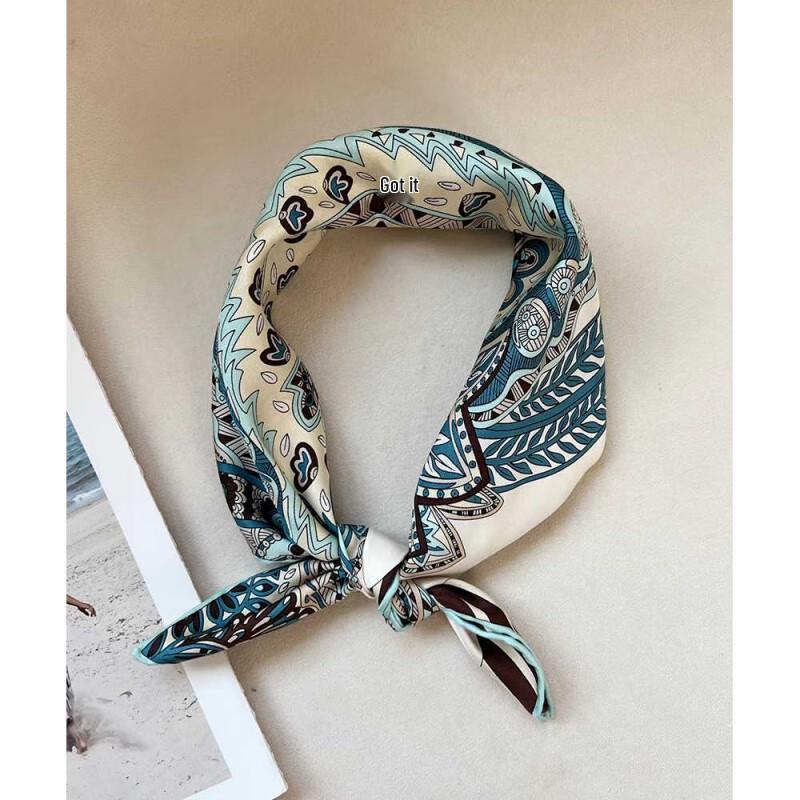 NINA SOLOR Royal Consort's Garden Silk Scarf