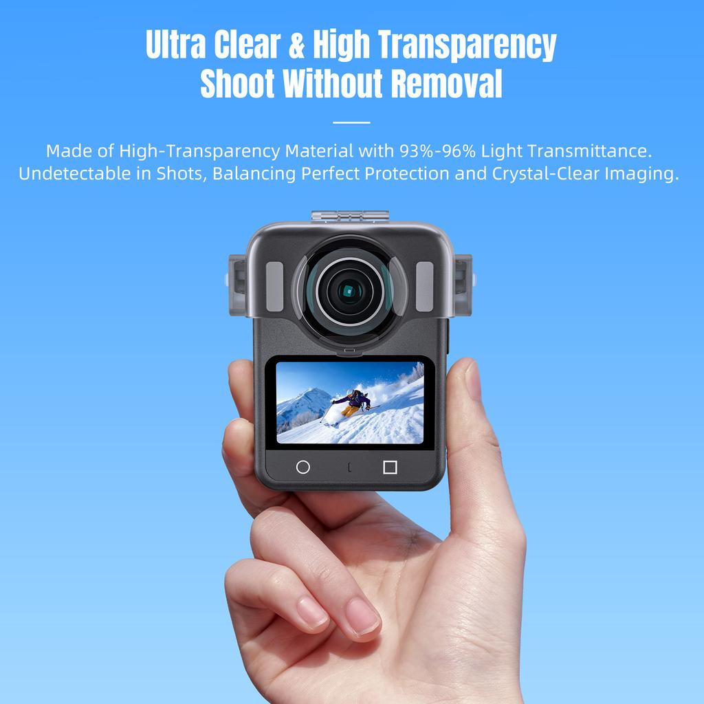 STARTRC Защитная крышка для объектива панорамной камеры DJI Osmo 360 Высокопрозрачная поликарбонатная защита