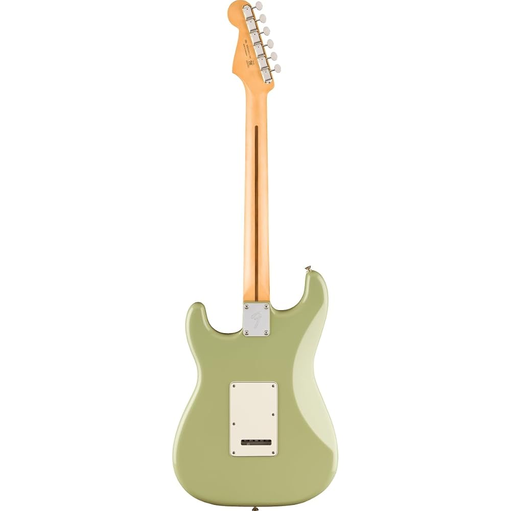 Fender Player II Stratocaster® HSS electric guitar, Rosewood Fingerboard, Birch Green, with soft case.