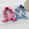 Japanese cotton and linen square scarf headscarf women's summer new versatile color small scarf fresh decoration light small scarf