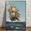 Landscape Canvas Painting Sea Sailboat Art Posters and Prints Cudros Picture for Living Room Home Wall Decoration No Frame
