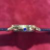 Used LONGINES quartz watch gold dial new battery.belt
