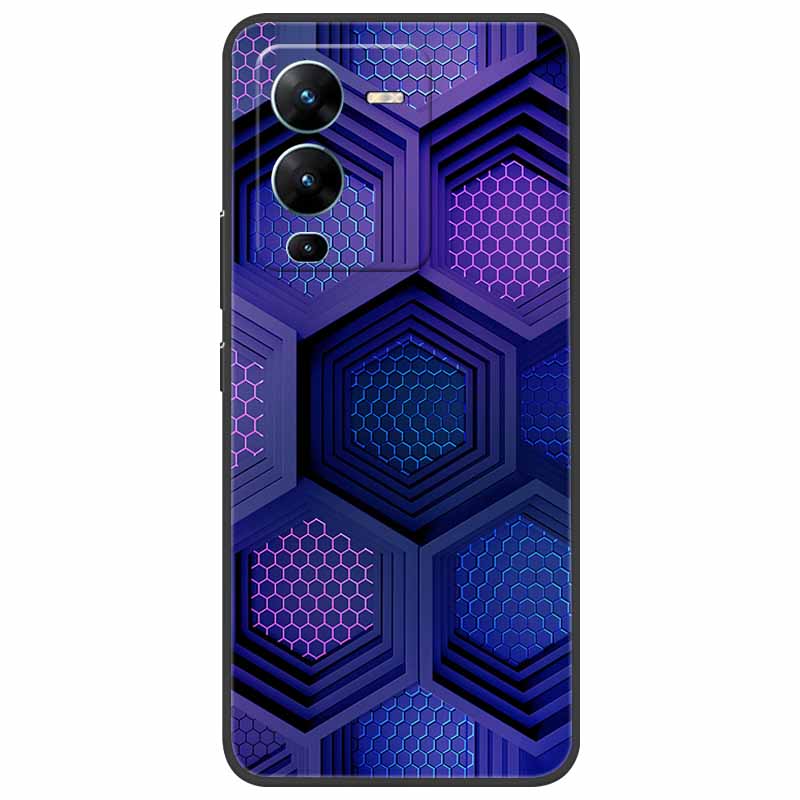 Для vivo V25 Pro Чехол V2158 Мягкий Силиконовый ТПУ Чехол для телефона Для vivo V25 Pro 5G Чехол Ударопрочный Capa V 25 Pro V25Pro Coque Крутой