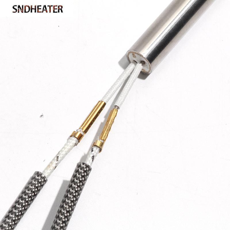 SNDHEATER Картриджный нагреватель 220В 300Вт Воздушный нагреватель Свеча зажигания Запальник для пеллет 10x100/155/160/170/180мм 304SUS Нагревательная трубка 1 шт.