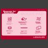 Waterproof Fine Surface Mouse Pad, Waterproof Wear-Resistant Smooth Computer Desk Pad Mat, Waterproof Pad, Medium Size 480*400*5mm