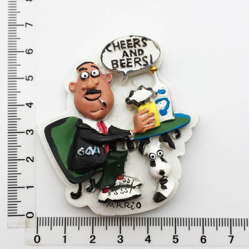 Индийский слон 3D магнит на холодильник сувенирная подарочная коллекция украшения Тадж-Махал магнитная наклейка магнит на холодильник