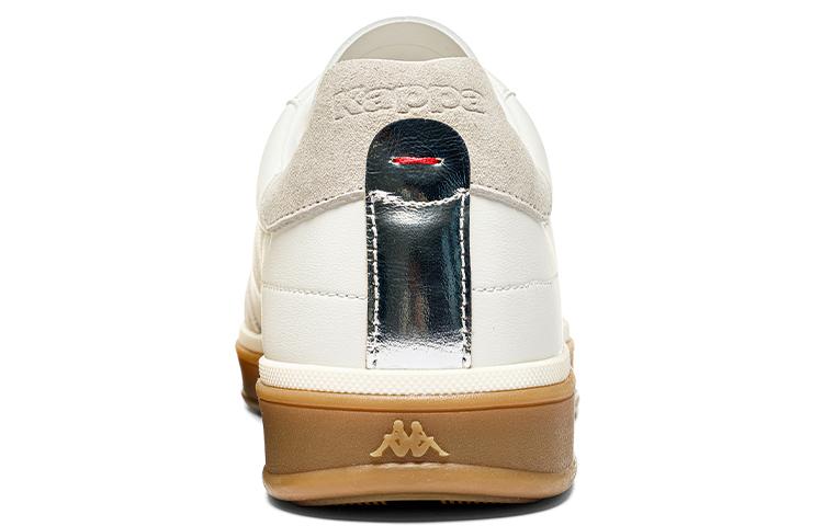 Men's Sneakers Kappa Low top Skateboard Shoes Men's White Brown