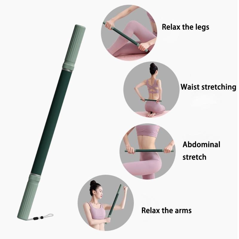 Deeply Tissue Massager Roller With Nonslip Surfaces Massage Roller Stick For Full Body Muscle Relief In Legs Back Arm