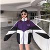 Spring Mens Varsity Jackets Women Windbreaker Loose Patchwork Thin Casual Autumn Retro Casual Color Block College Coats Unisex