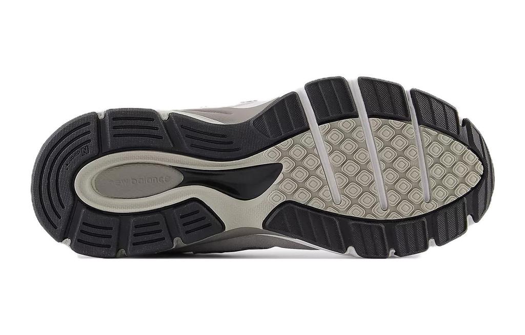 New Balance NB 990 V4 Низкие детские беговые кроссовки Серые с люрексом GC990GR4