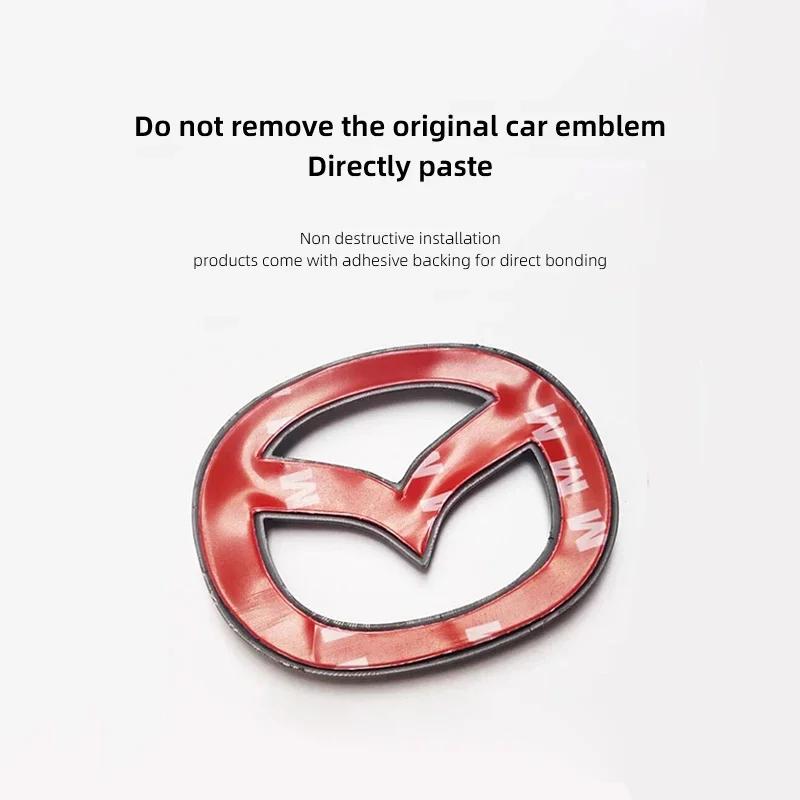 2025 Горячая Наклейка-Шильдик на Руль Автомобиля Mazdaspeed Автоаксессуары Для Mazda 2 3 6 5 Atenza CX3 CX5 MX5 CX7 Axela CX30 C