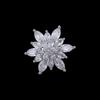 Snowflake Flower Lady Rhinestone Fashion Accessories Zircon Brooches Brooch Pins Women Jewelry